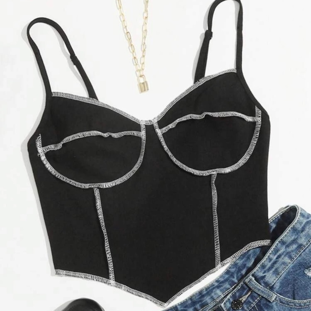 Black Triangle Adjustable Top